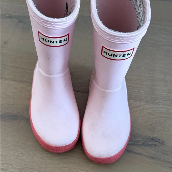 Hunter Blush Pink Waterproof Boots - Picture 3 of 5